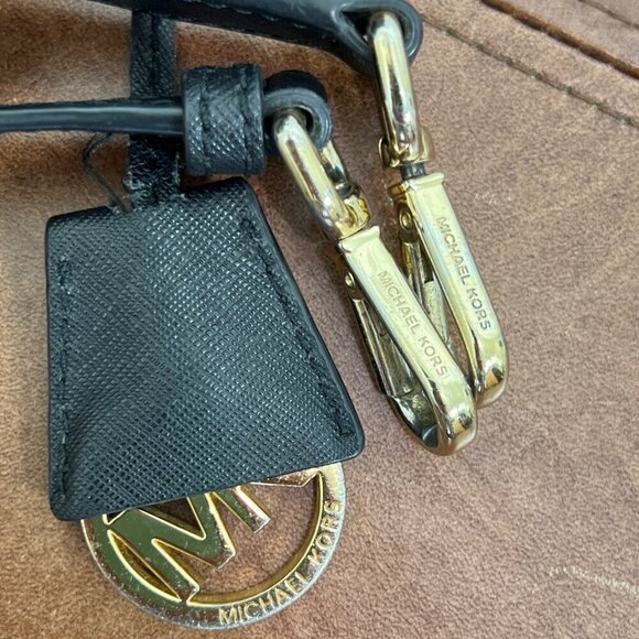 MICHAEL KORS Small Dillon Convertible Crossbody Satchel Black 30H4GAIM1L - Picture 4 of 16